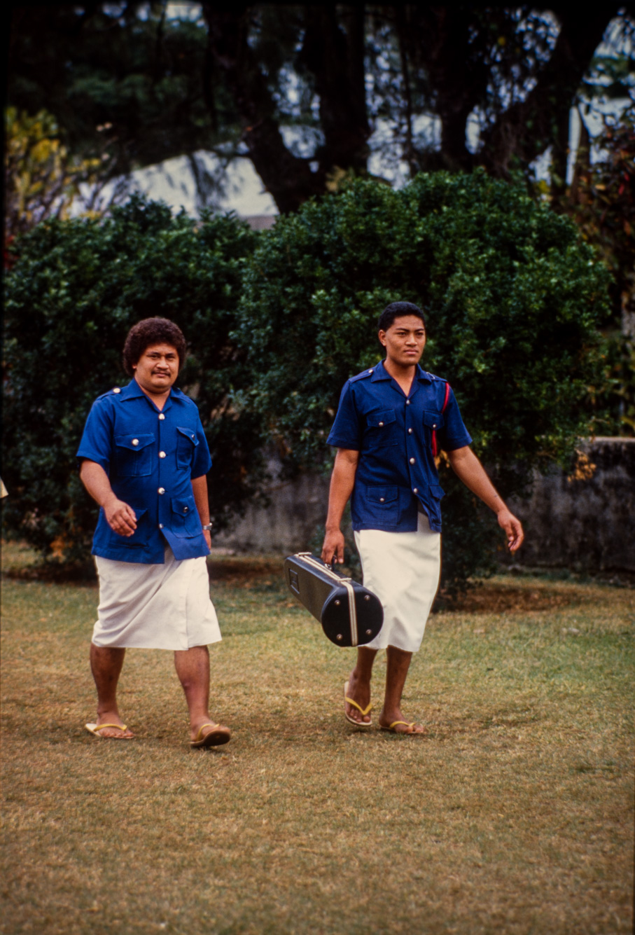 Togatapu. Nuku Alofa - l'orchestre de la police.