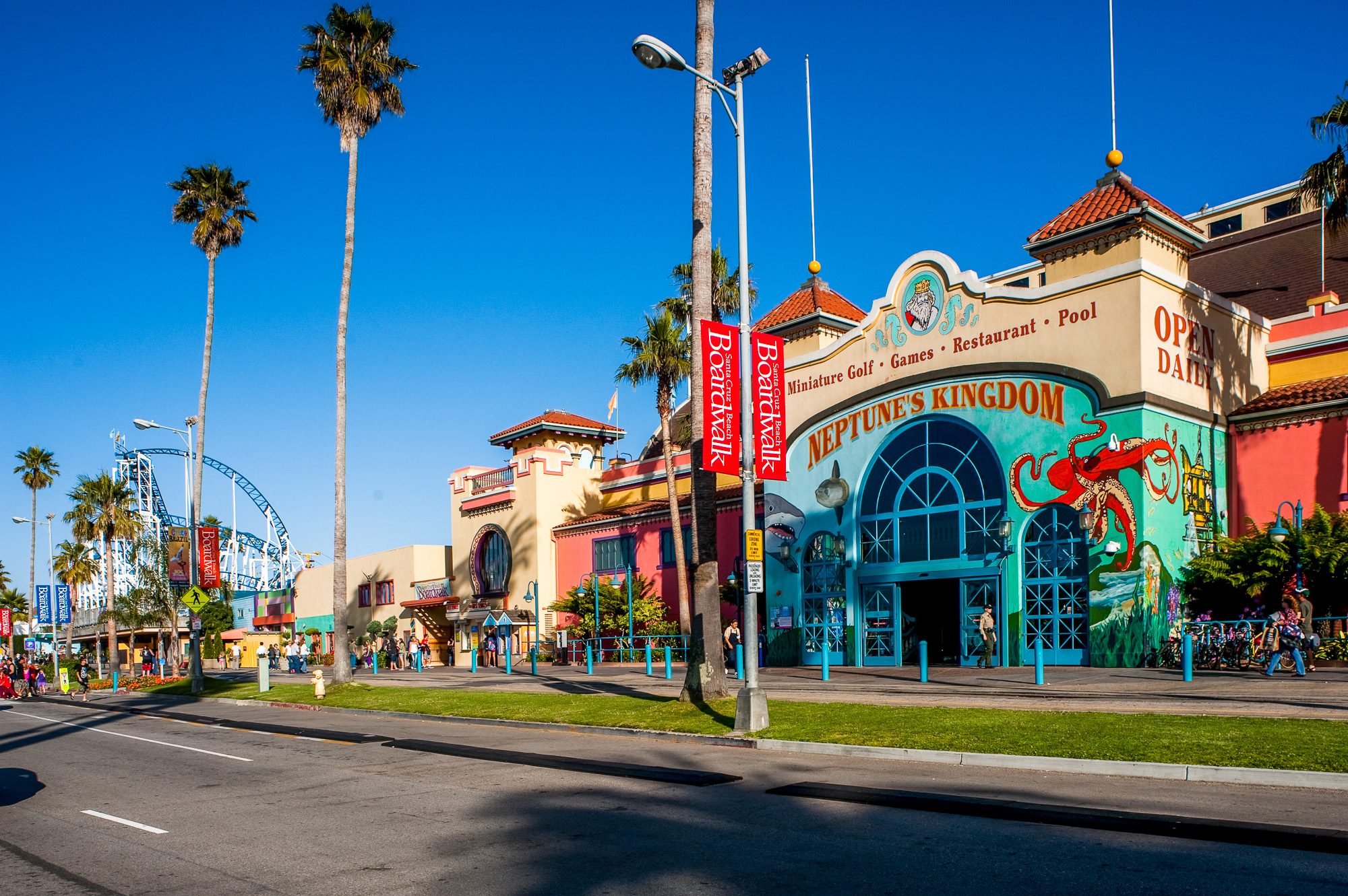 Santa Cruz Beach Boardwalk. Parc d'attraction datant des années 1920.