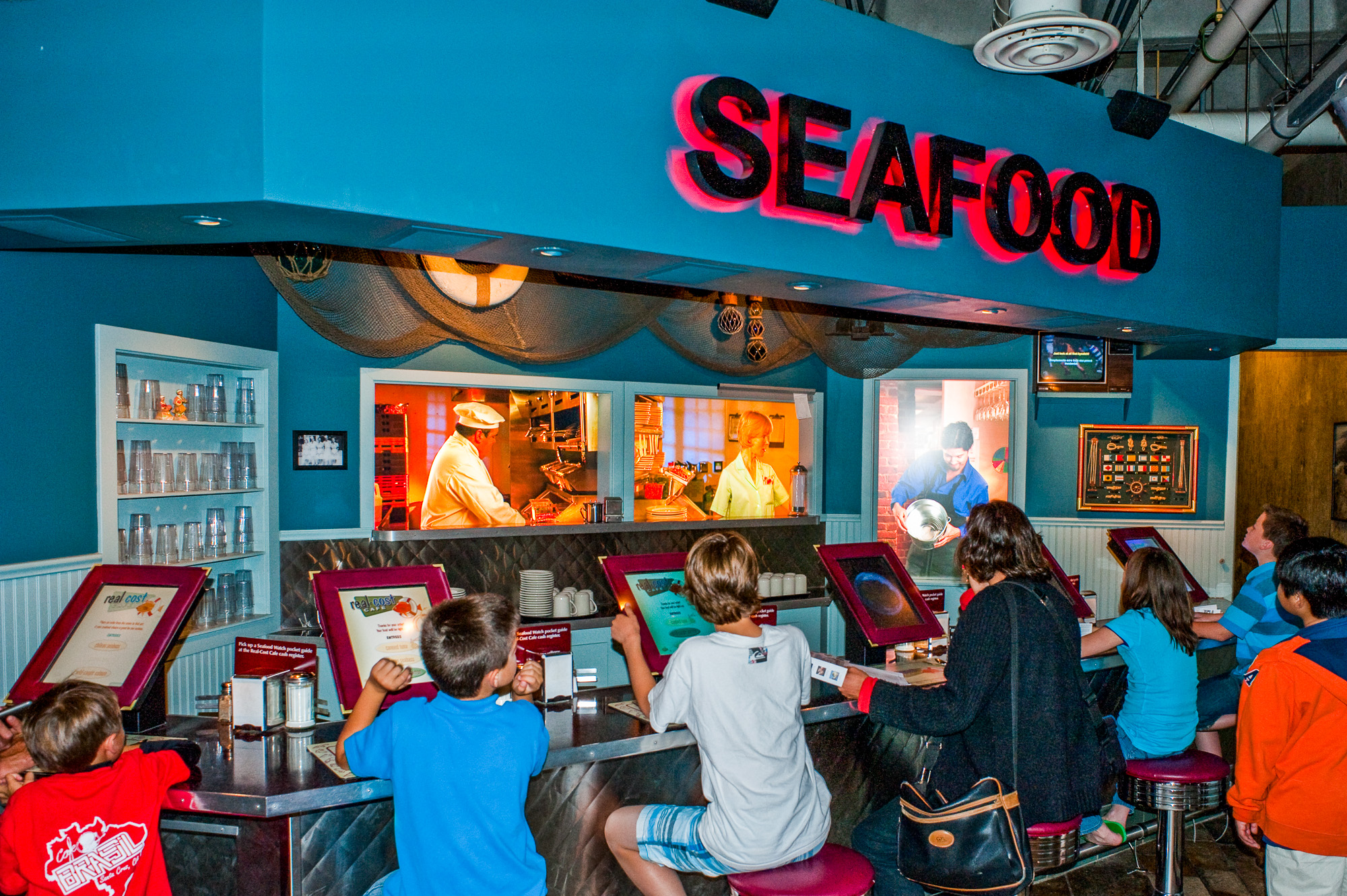 Monterey Bay Aquarium 886, Cannery Road. Conseils gastronomiques et de gestion de la nourriture.