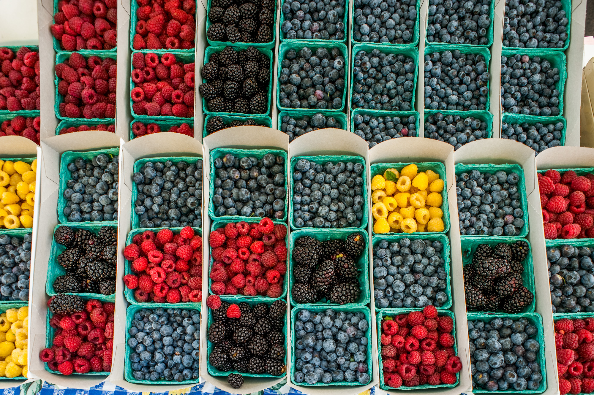 Marché aux produits bio