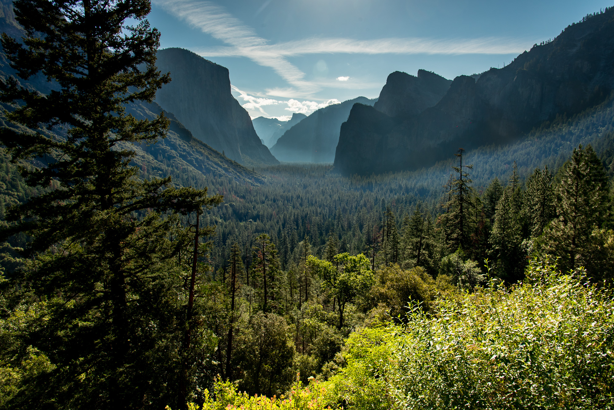 Depuis Olmsted Point, la vallée de Yosemite avec El Capitan.