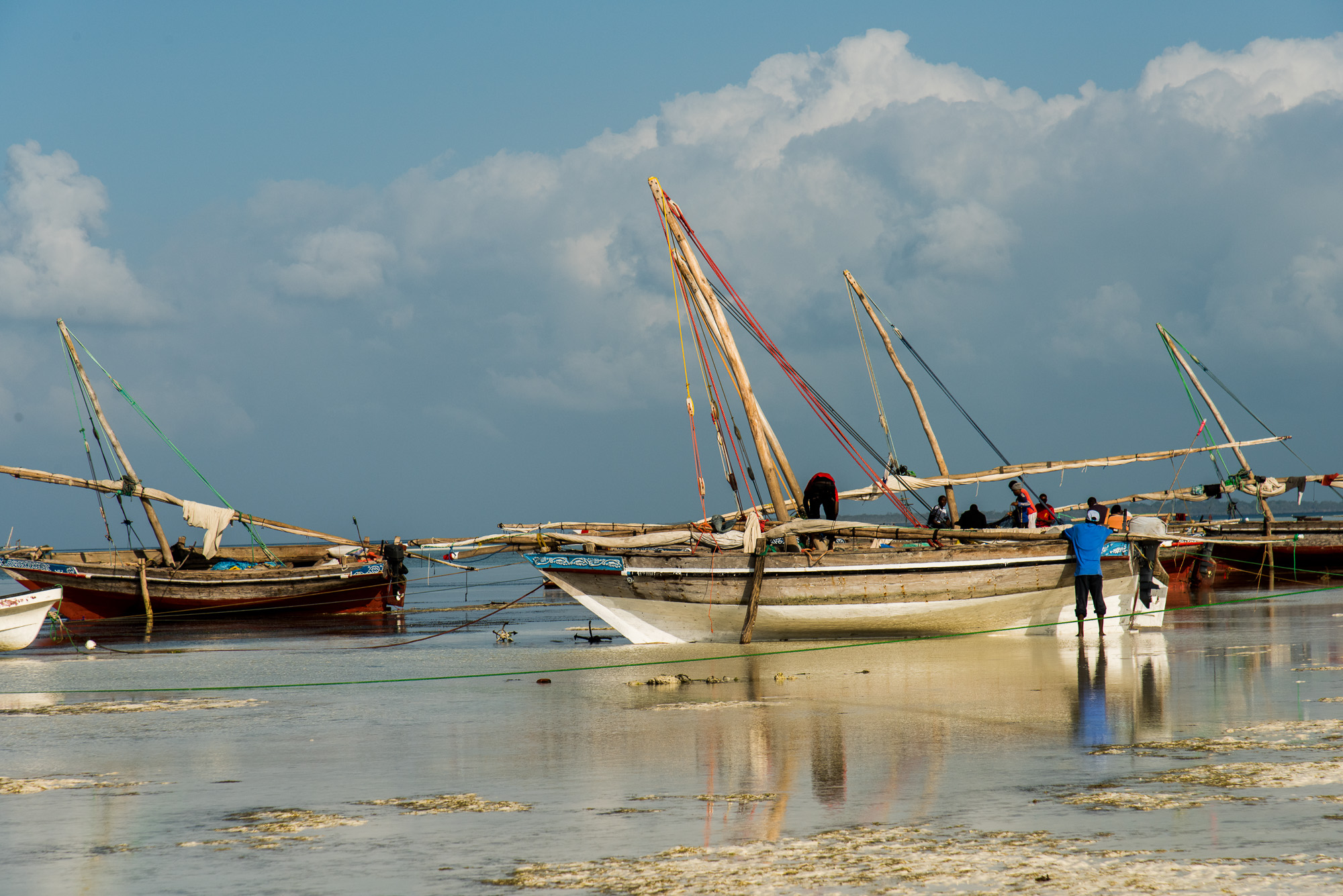 Kizimkazi. Retour de la pêche.