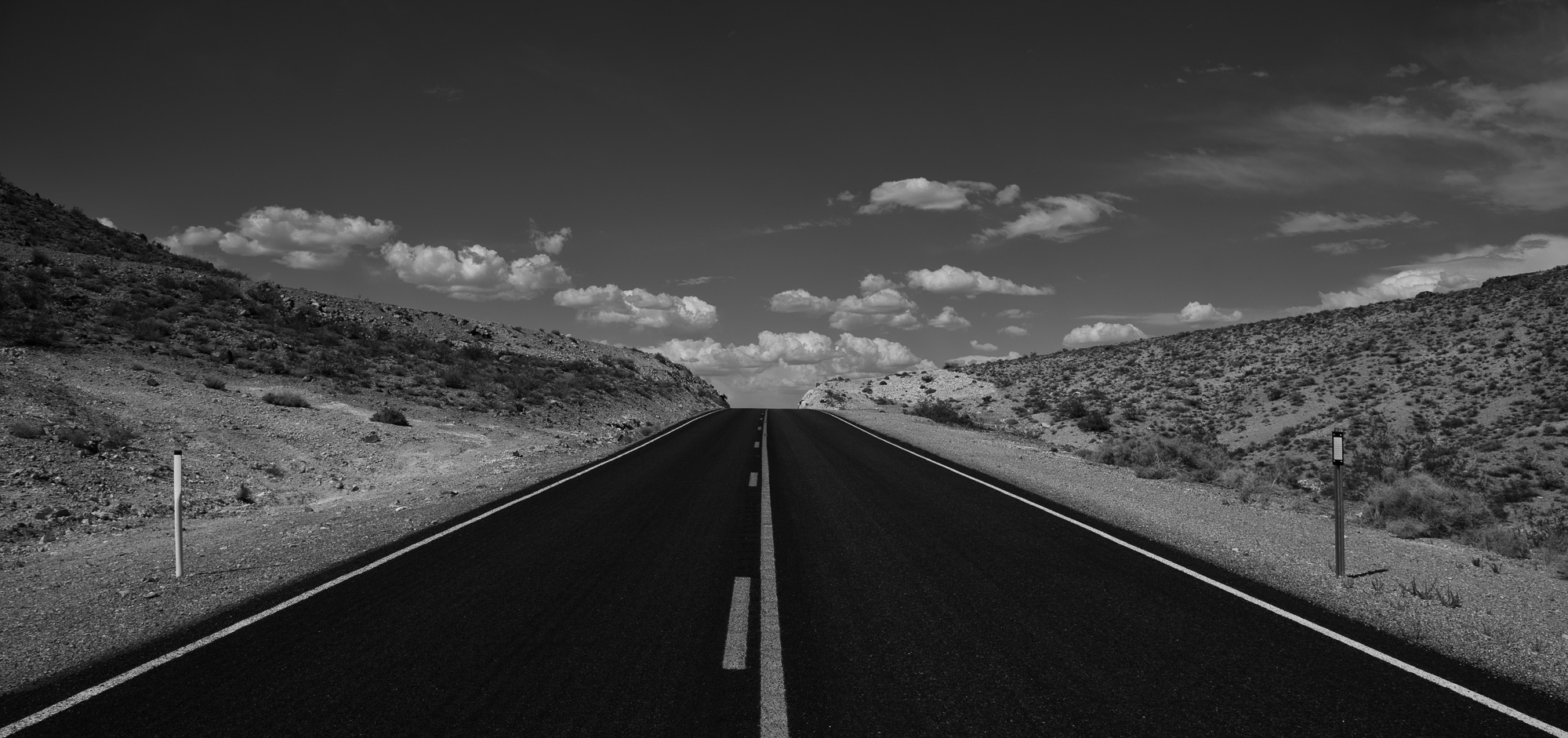 Près de Beatty -Route entre Rhyolite Ghost Town et la Vallée de la Mort