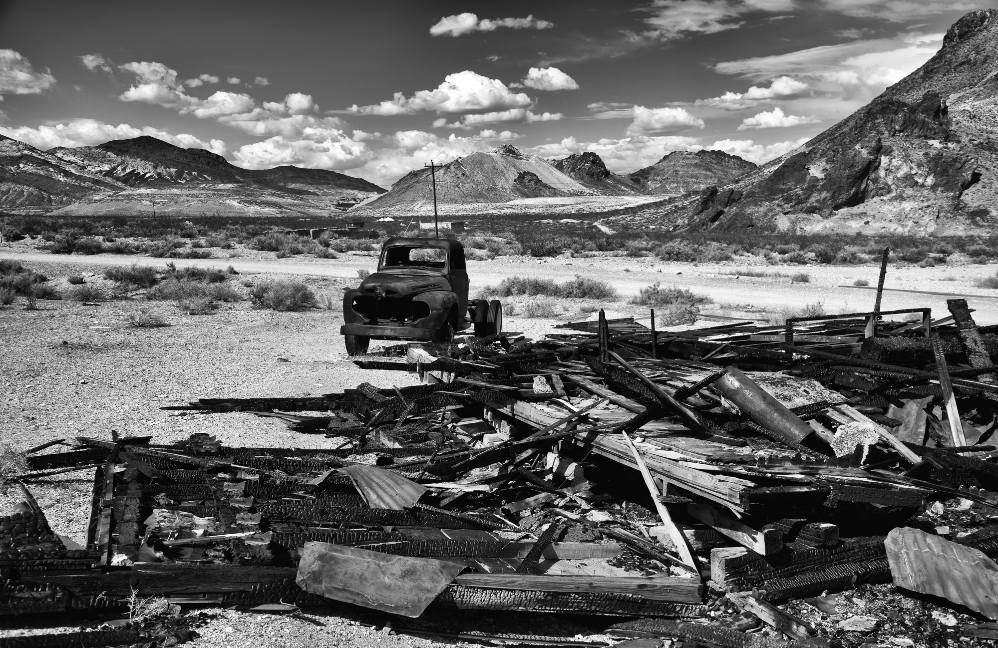 Près de Beatty - Rhyolite Ghost Town