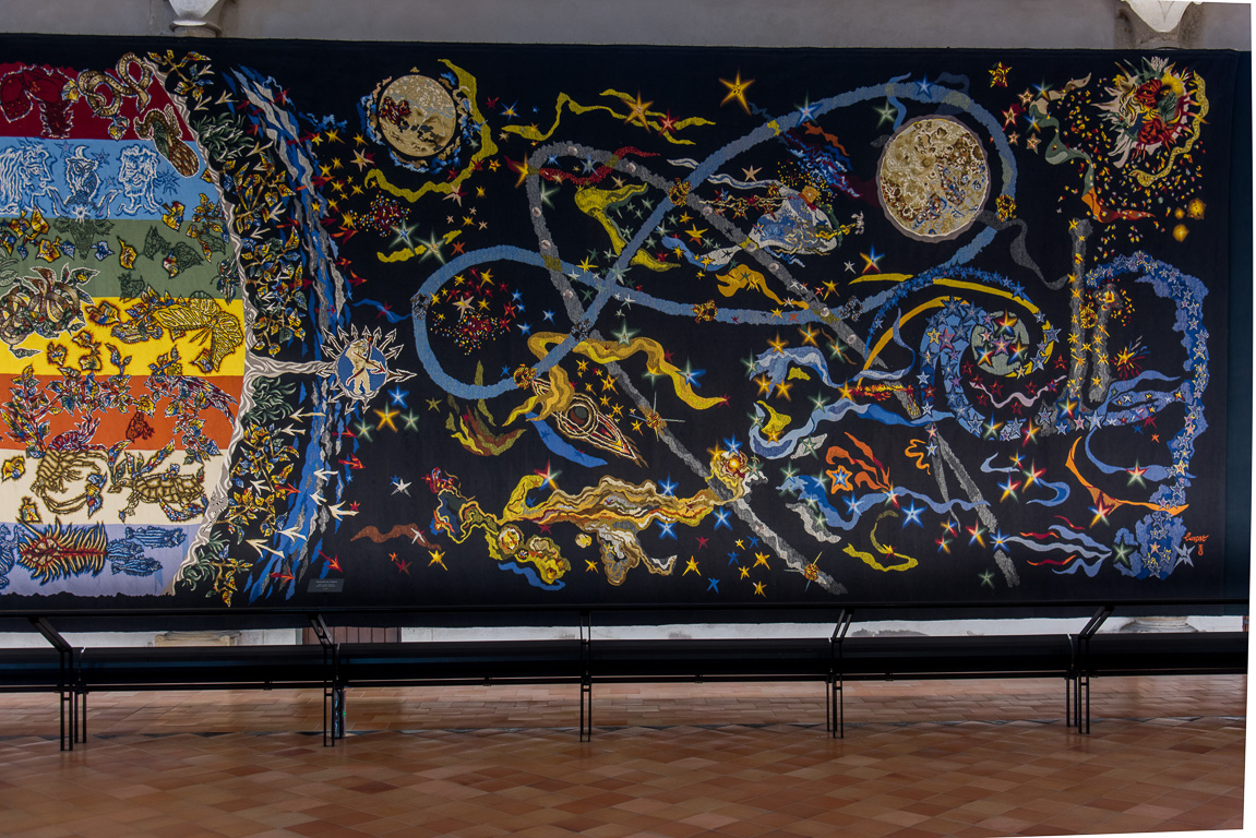 Angers. Musée Jean Lurçat . "Le Chant du monde" : Conquète de l'Espace.