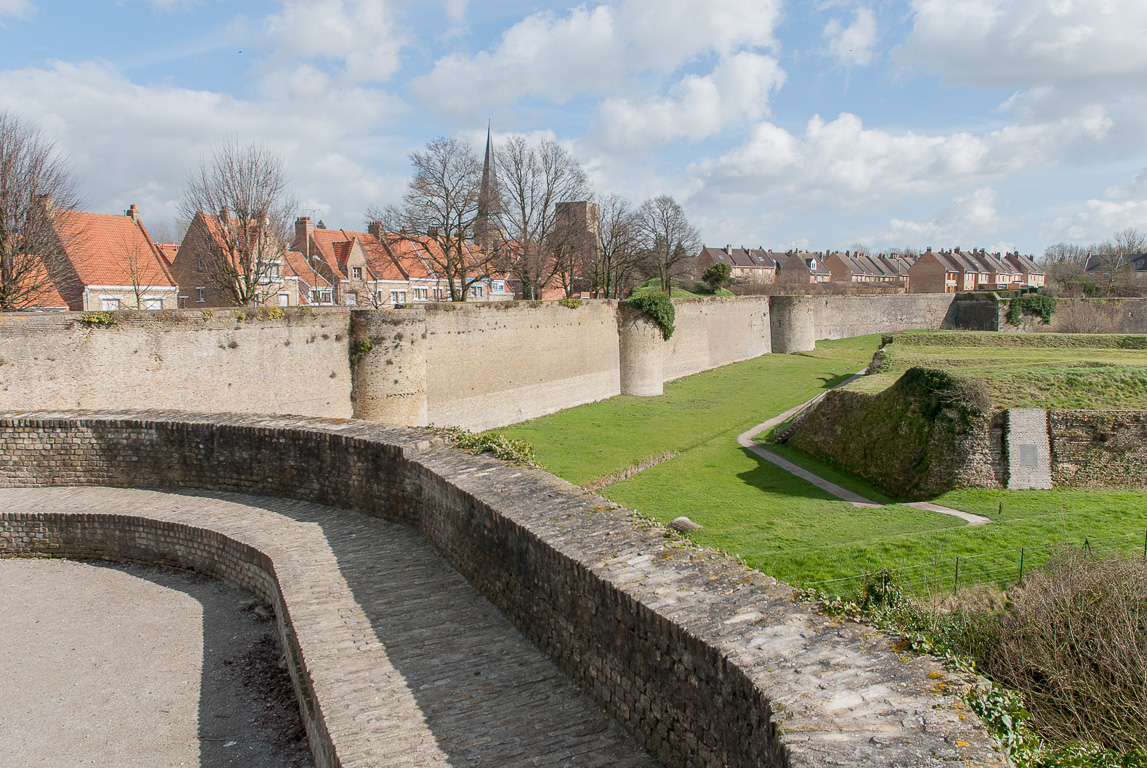 Les remparts.