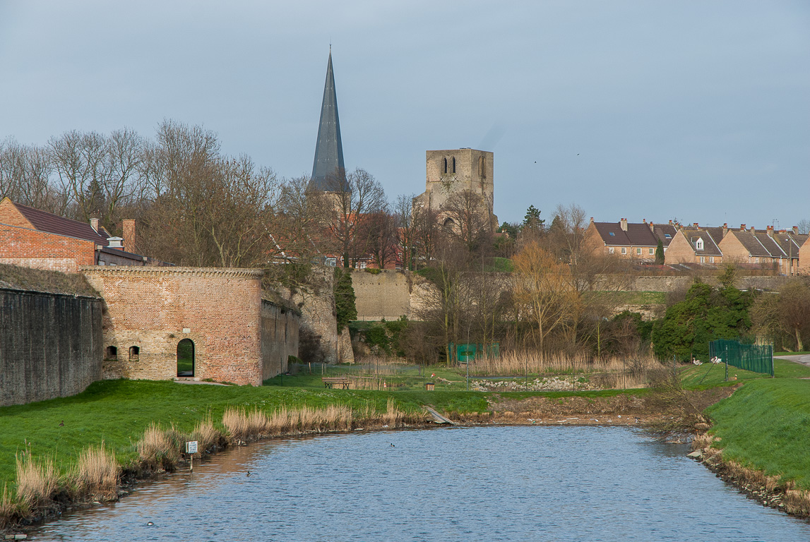 Les remparts.