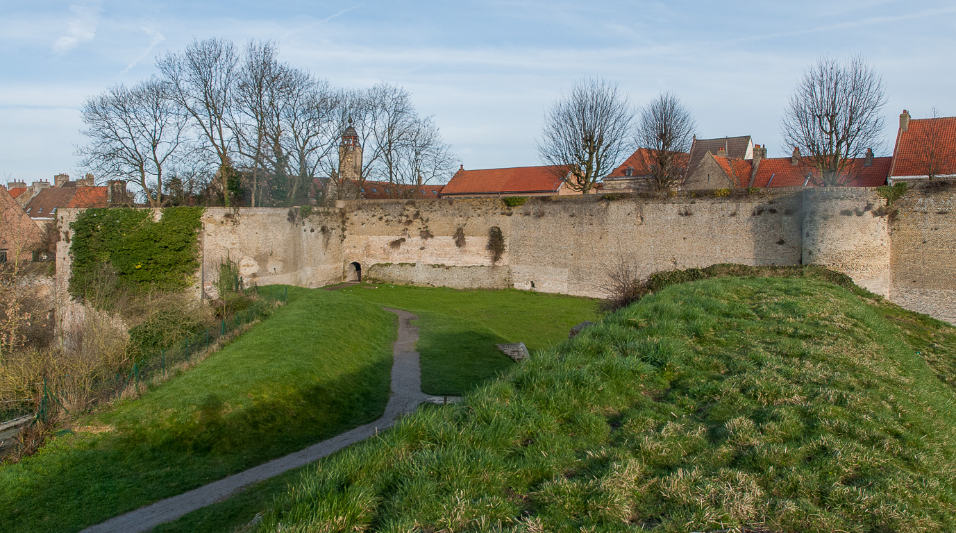 Les remparts.