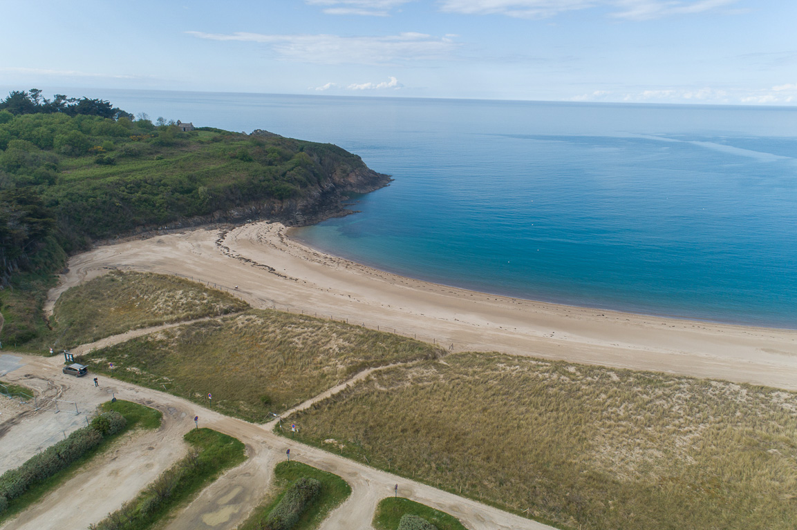 Cancale, plage du Verger.