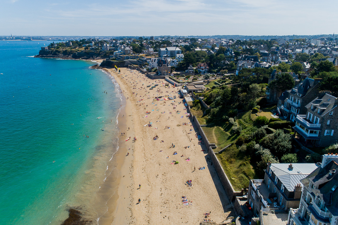 Dinard. Plage de Saint-Enogat