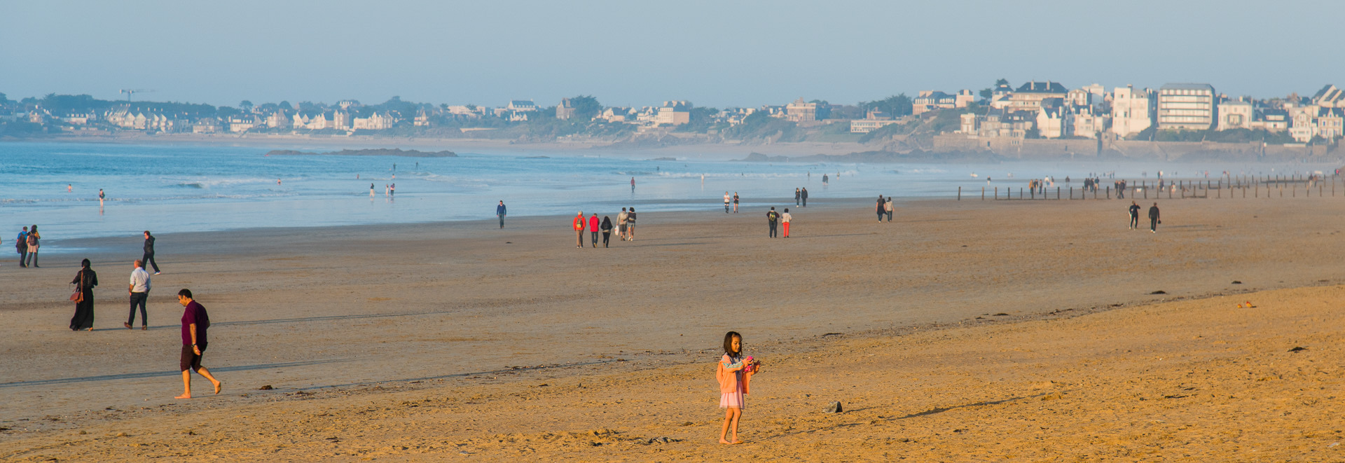 Saint-Malo. Plage du Sillon.