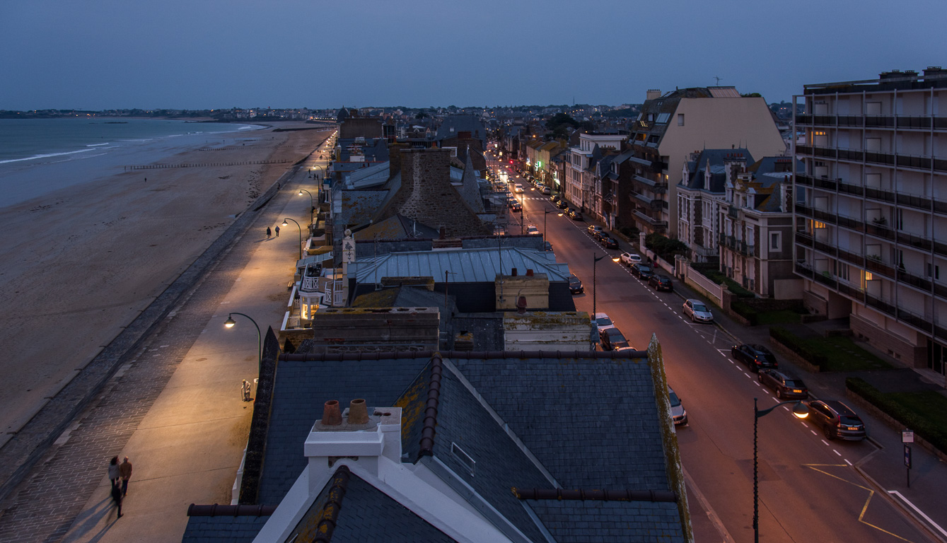 Saint-Malo. Vue du belvédère de l'hôtel des Ambassadeurs