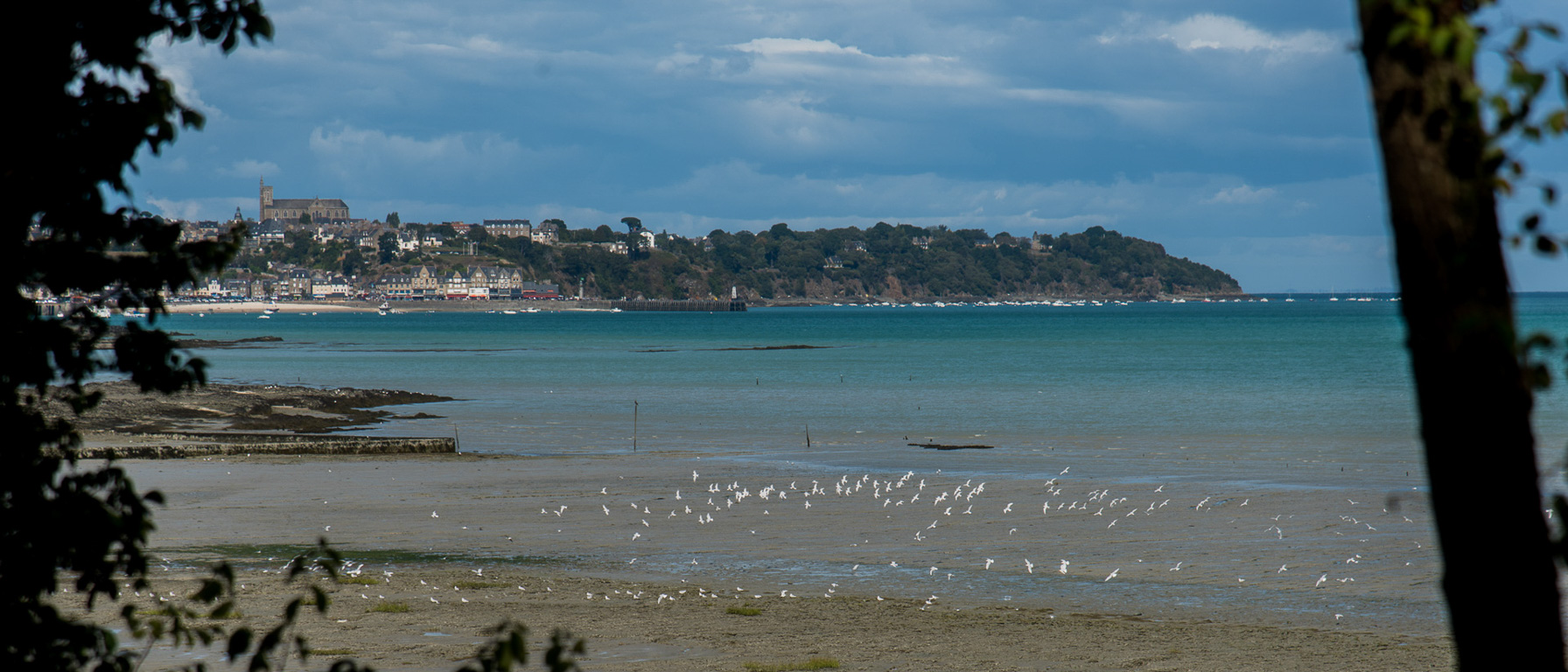 Cancale.  Vue de la ville, depuis le Château Richeux.