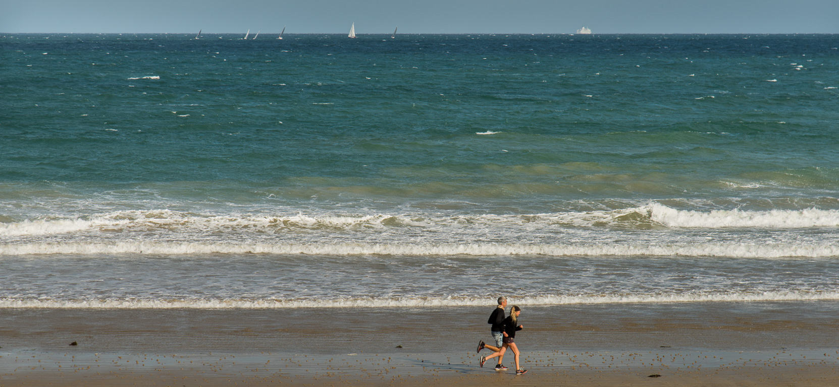 Saint-Malo, plage de l'éventail.