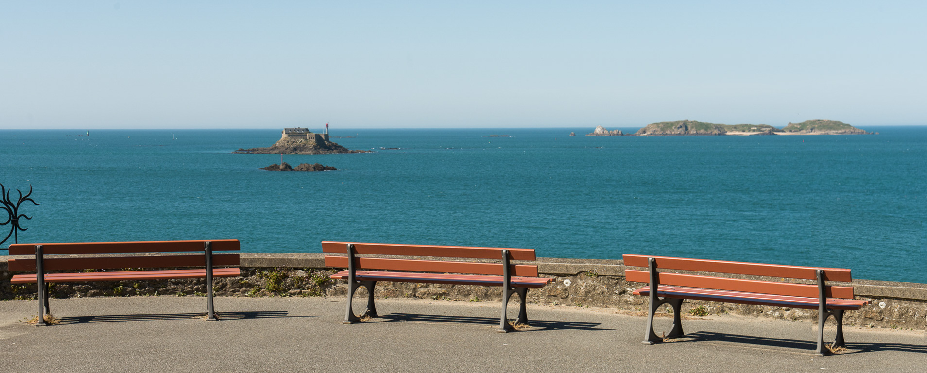 Dinard, pointe de la Malouine.