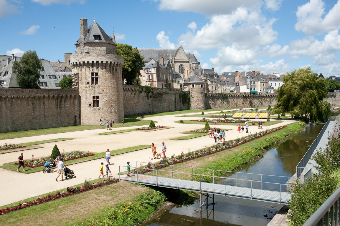 Vannes. Vues de la Citadelle.