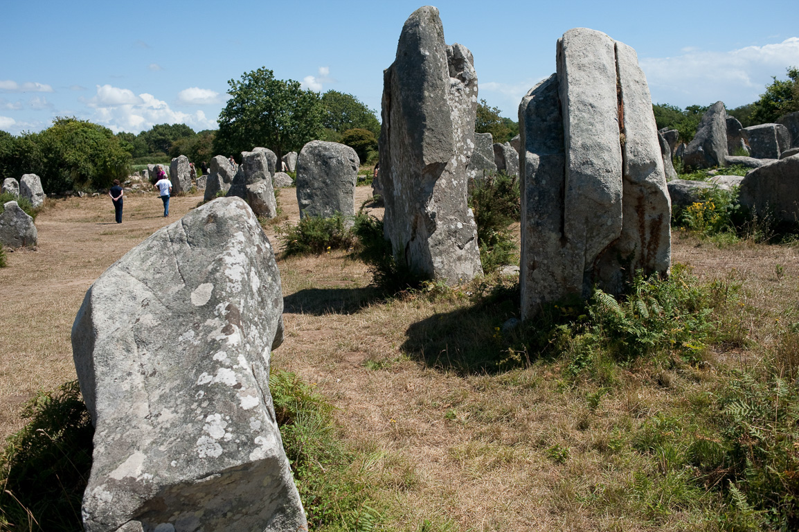 Carnac. Alignement de menhirs à Erdeven.