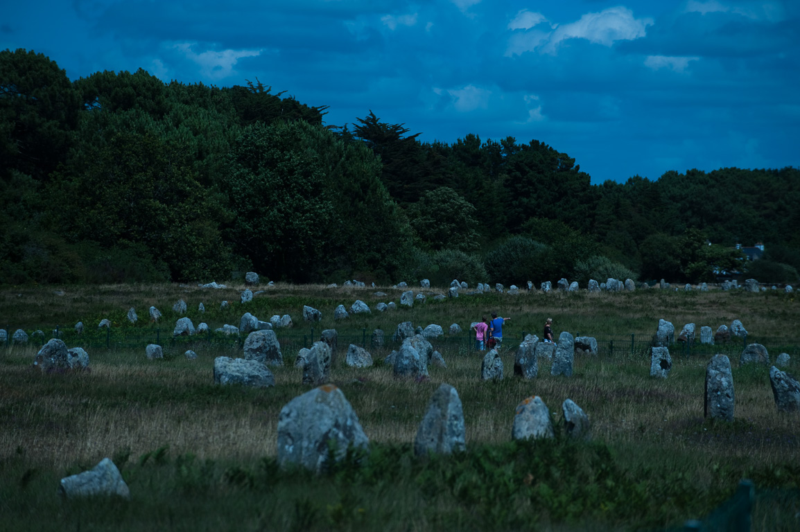 Carnac. Alignement de menhirs.