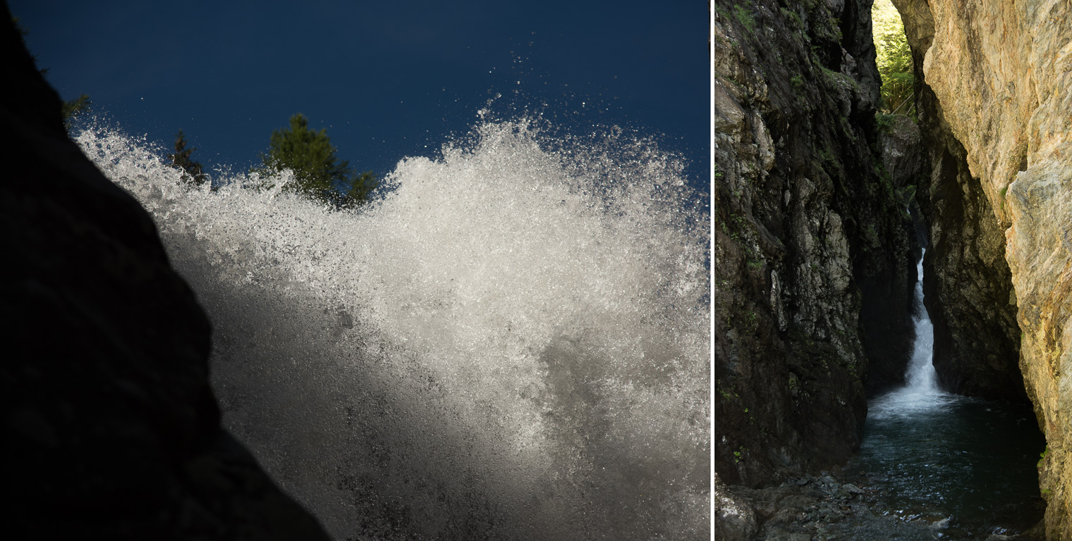 Le Buet. Randonnée vers la cascade de Berrard.