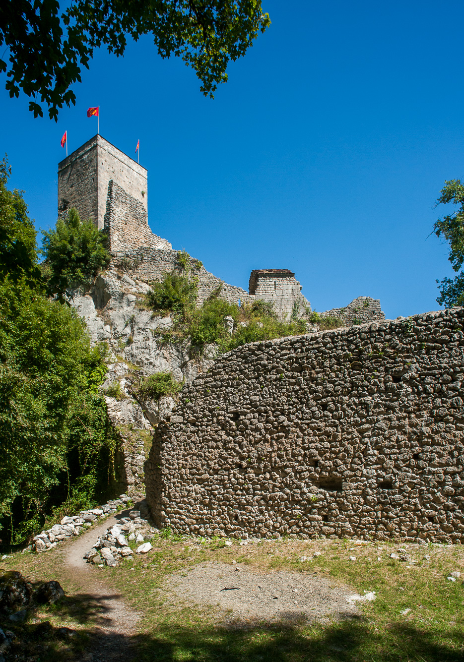 Ruines du château de Bramevaque