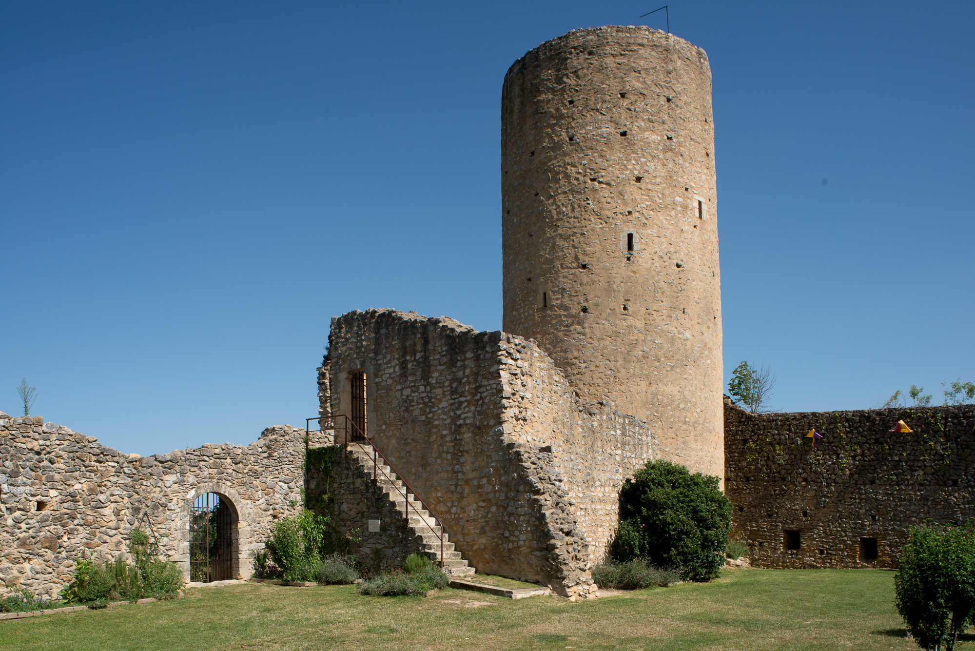Le donjon du château Comtal.
