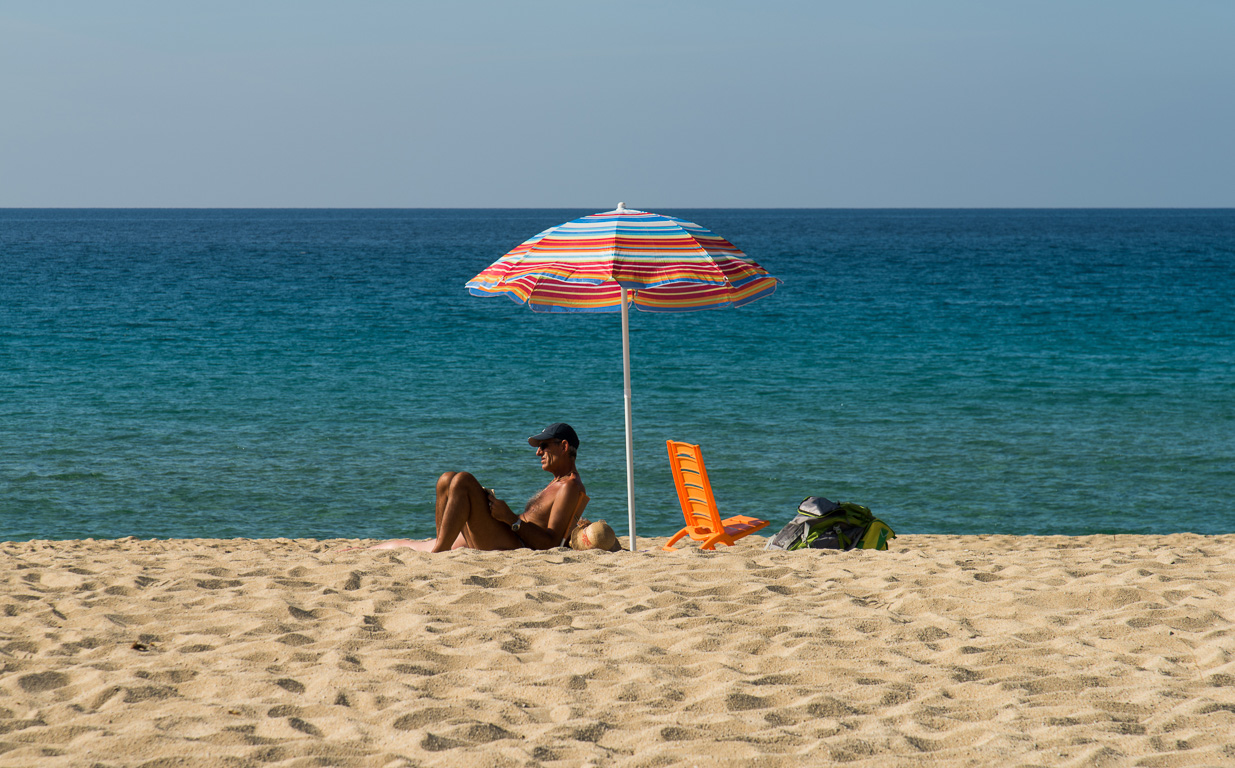 Algajola. La plage