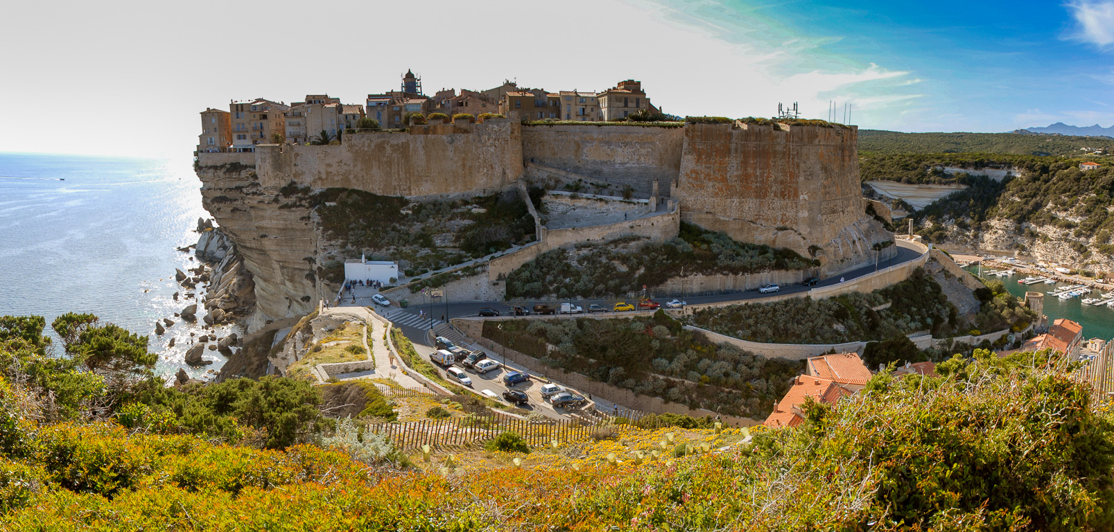 20169 Bonifacio, depuis le col Saint-Roch.