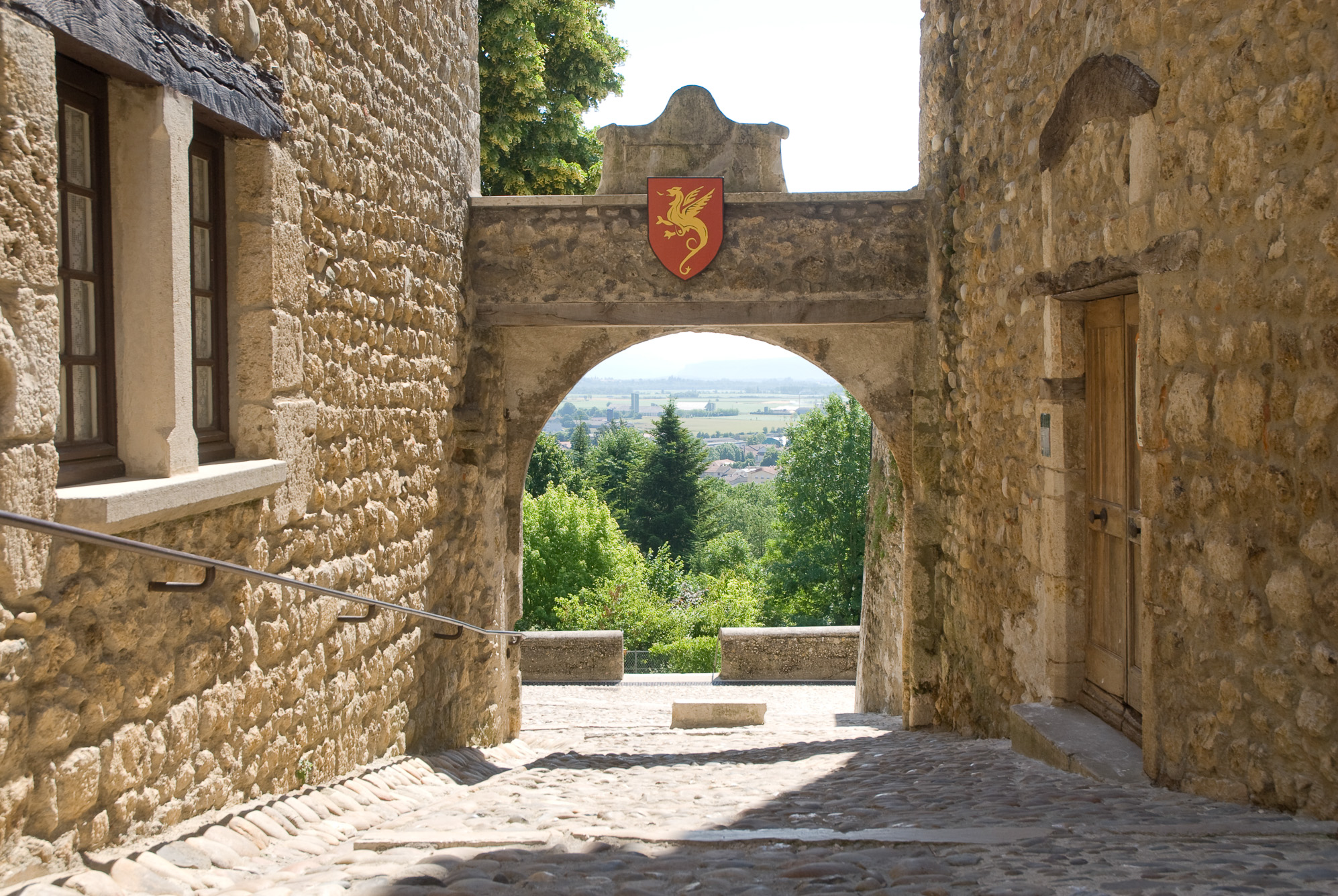 Pérouges. Porte d'En bas.