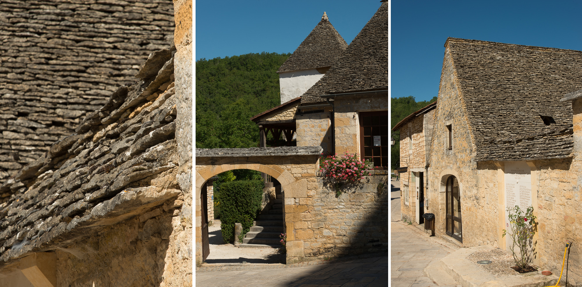 Porche de l'entrée du village.