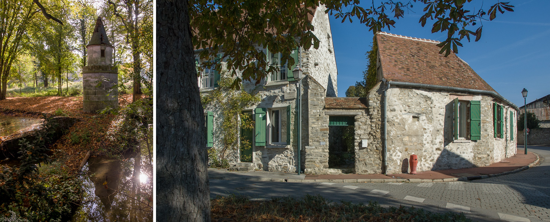 Tour sur la rue du Moulin et Place du Carreau.