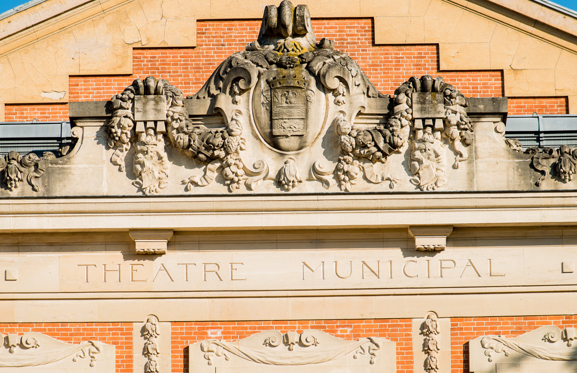 Façade du Théatre Municipal 6, rue Dénécourt