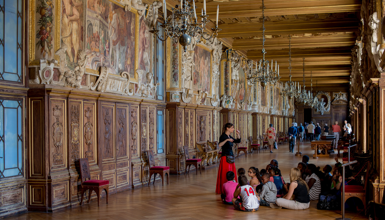 Château de Fontainebleau. Galerie François Premier.