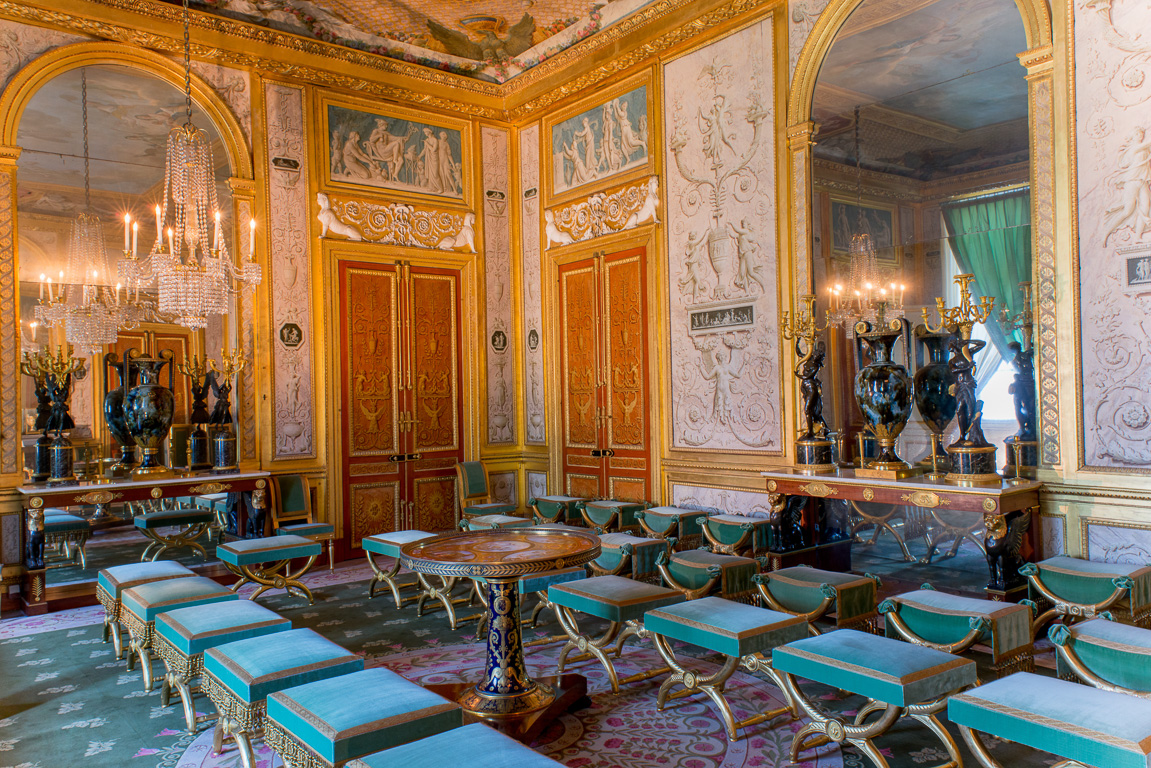 Château de Fontainebleau. Grand salon de l'Impératrice