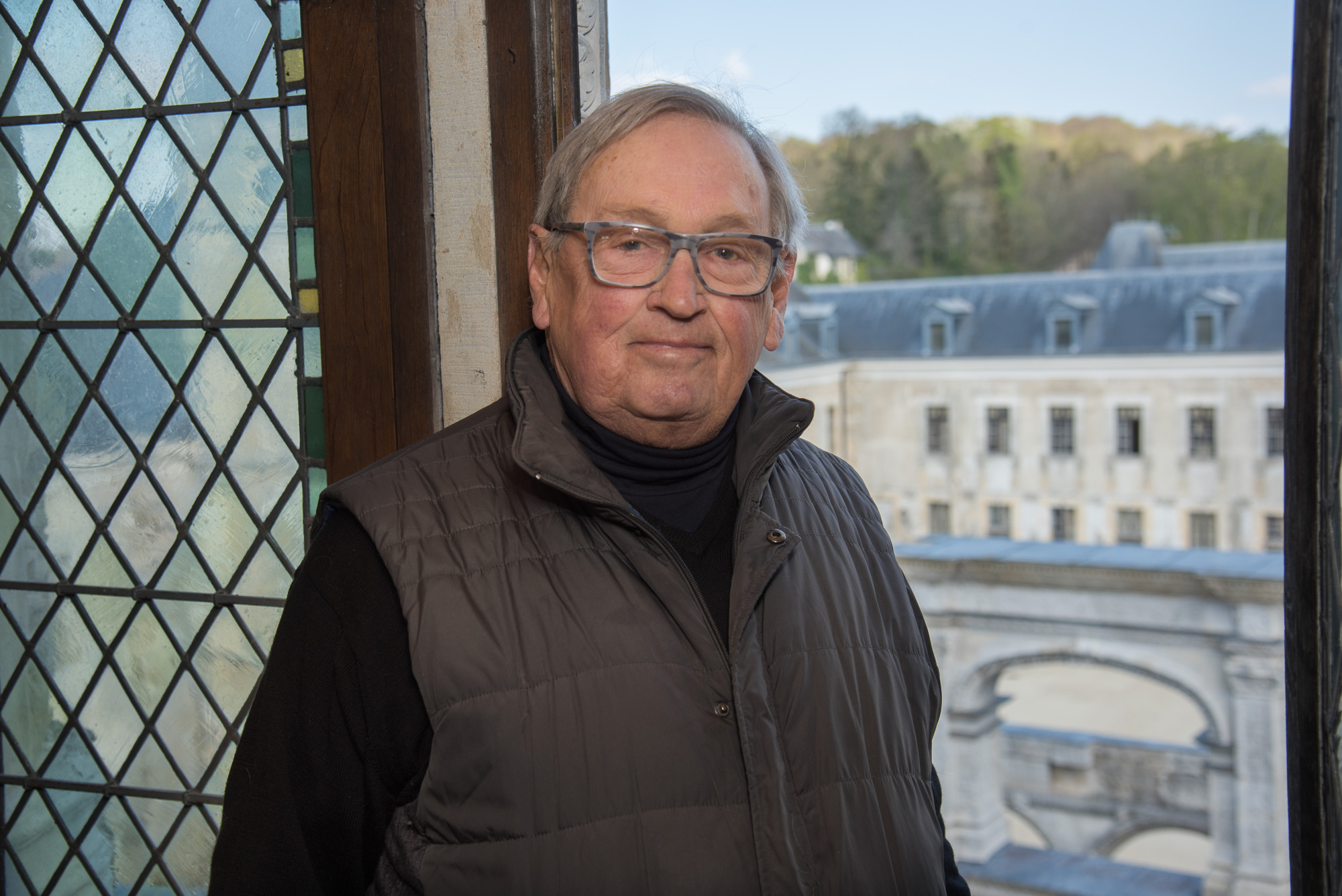 Yves Domergues , designer conseil et Président de l'association ARC pour la préservation du château.
