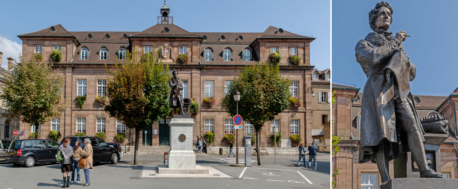 Place Saint-Martin Hôtel de Ville. Statue de Cuvier