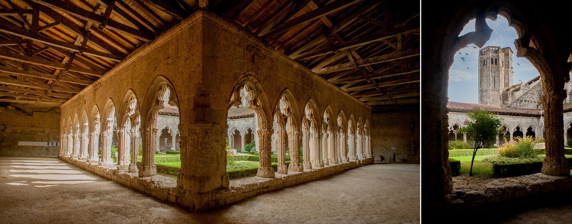 Le cloître de la Collégiale