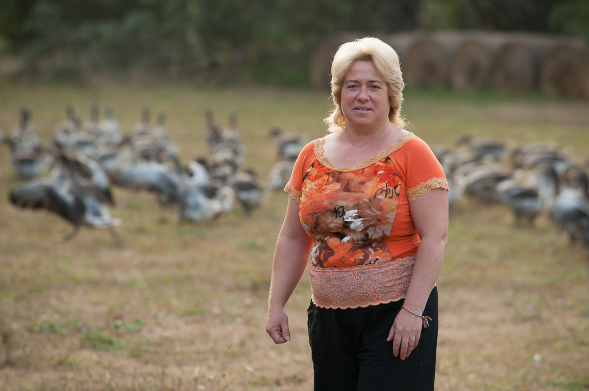 Les Délices d'Isabelle sont situés "AUX BARTHES". Isabelle Marqué Massimino élève ses oies et se charge de la transformation des produits de la ferme.