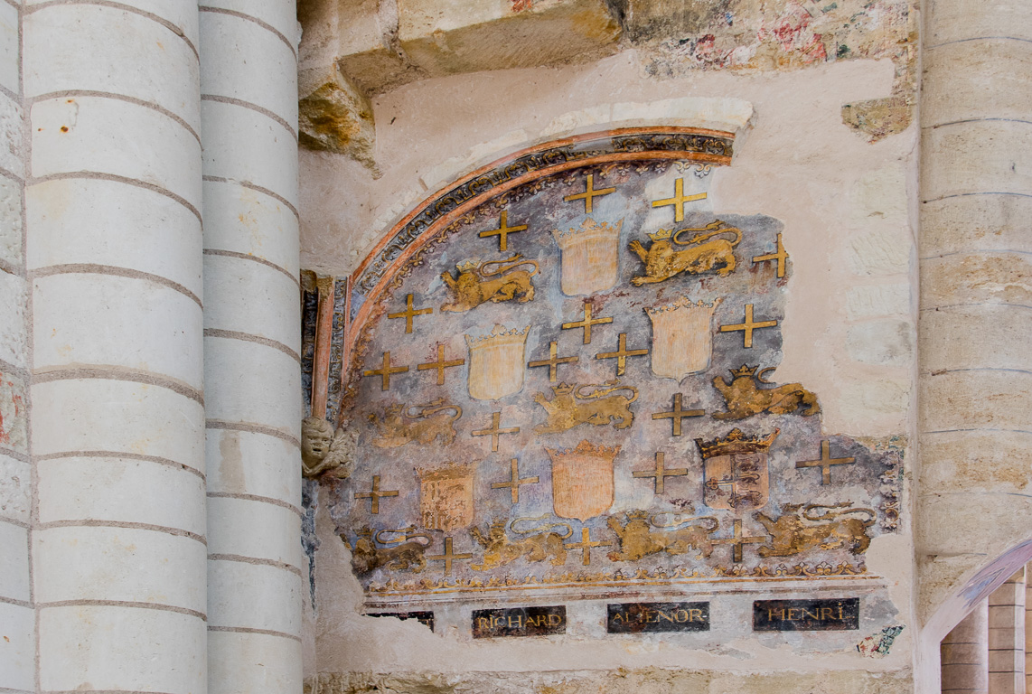 Fontevraud, l'Abbaye. La Grande Abbatiale.