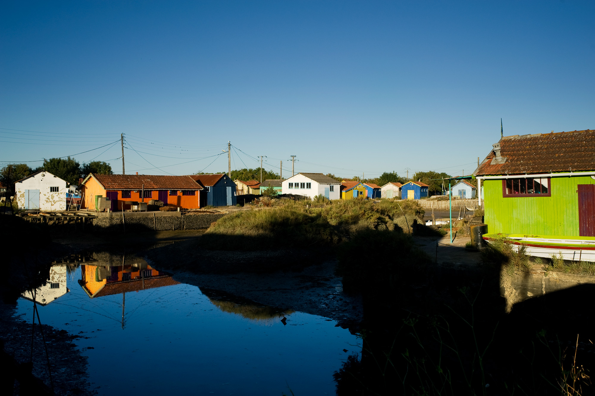 Port ostreicole du Château d'Oleron.