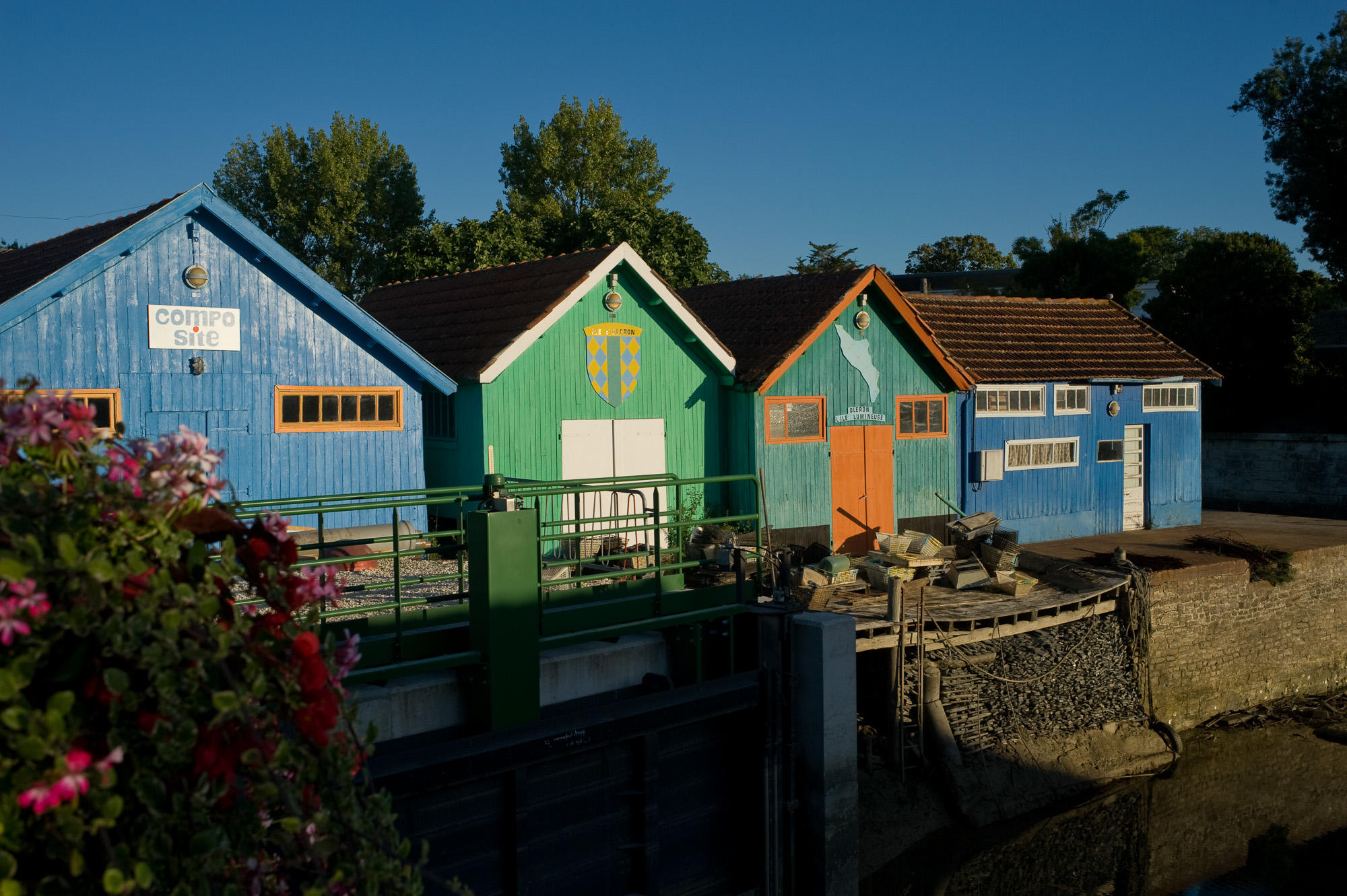 Port ostreicole du Château d'Oleron.