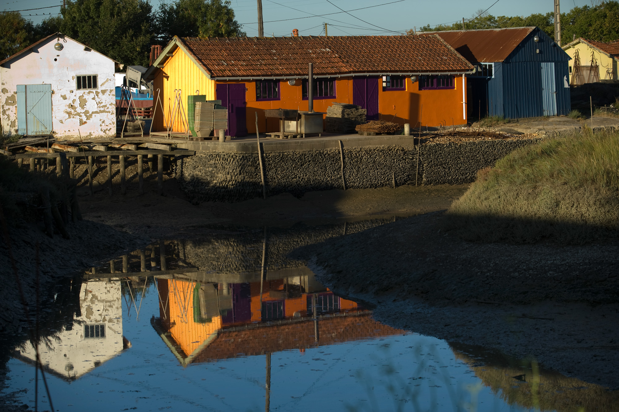 Port ostreicole du Château d'Oleron.