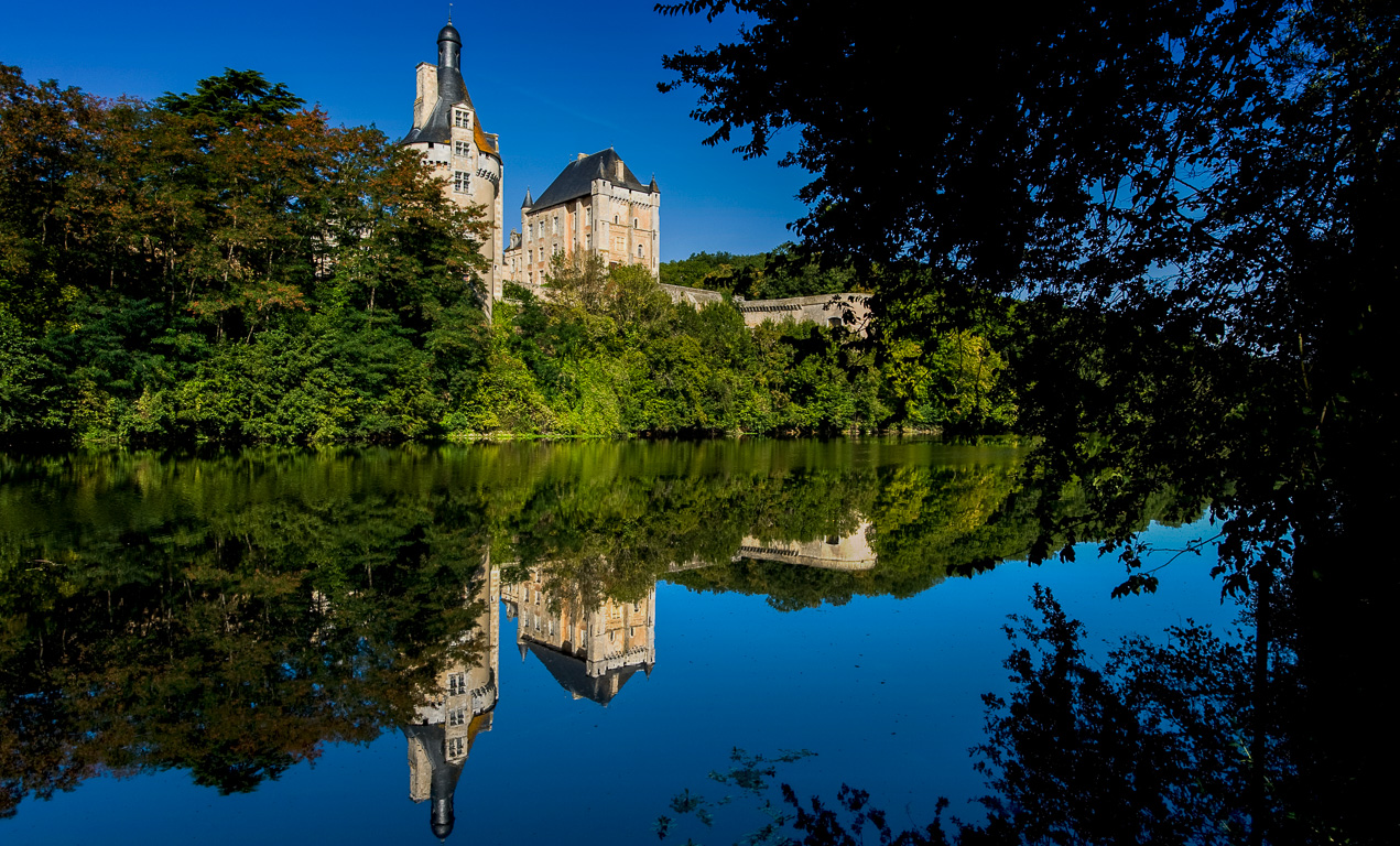 86300 Bonnes. Le château de Touffou.