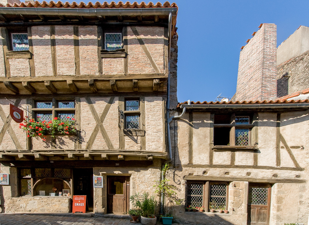 Maisons à colombages, rue de la Vau Saint-Jacques.