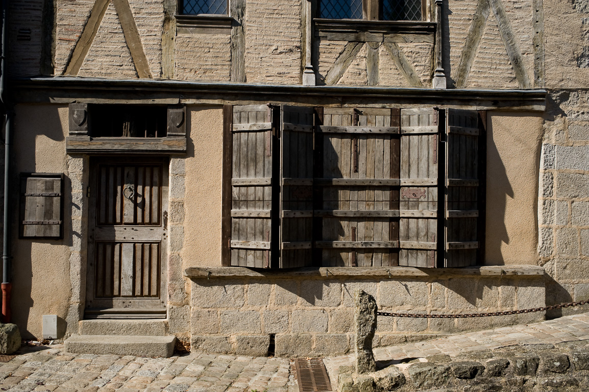 Maisons à colombages, rue de la Vau Saint-Jacques.