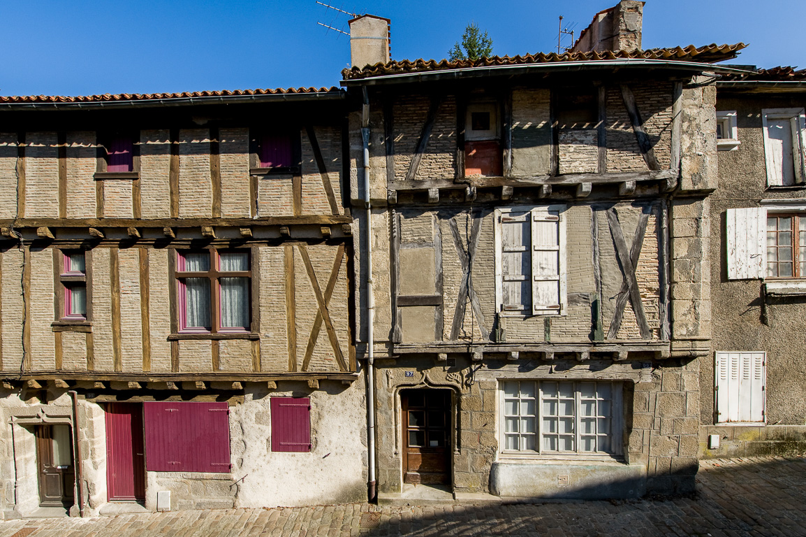 Maisons à colombages, rue de la Vau Saint-Jacques.