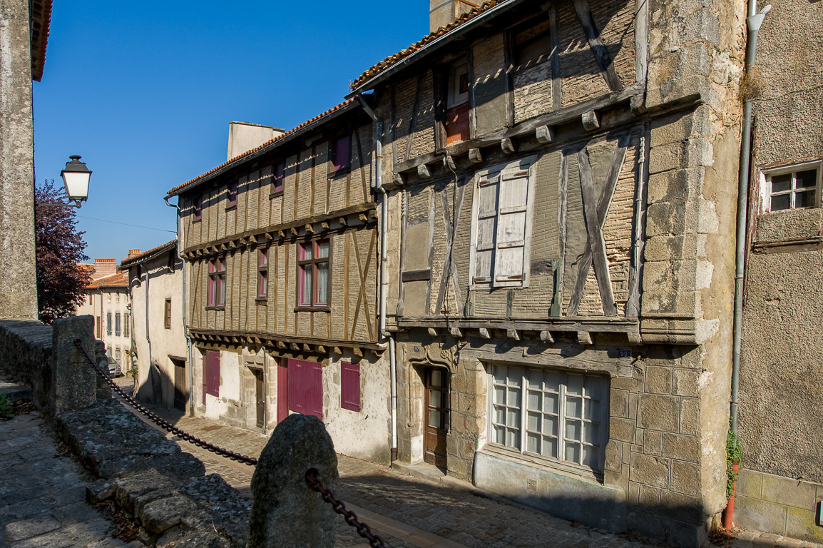 Maisons à colombages, rue de la Vau Saint-Jacques.