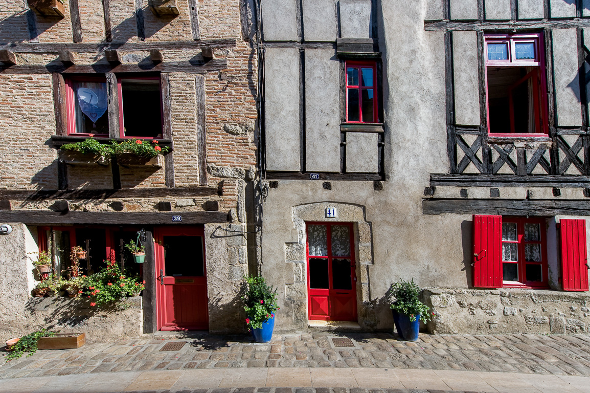 Maisons à colombages, rue de la Vau Saint-Jacques.