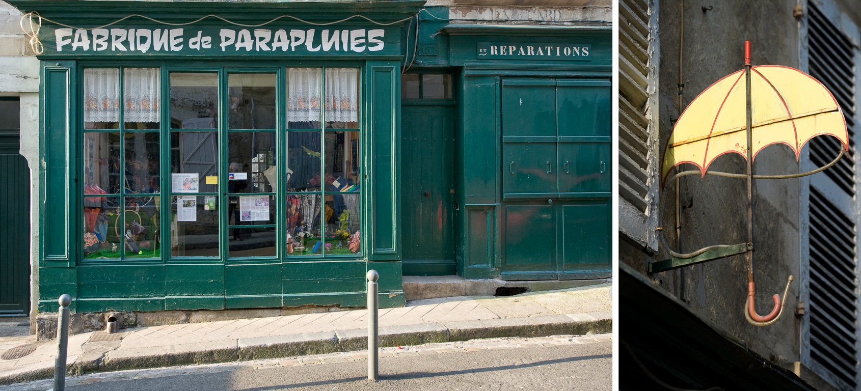 Grande Rue N°1913 Fabrique de parapluies.