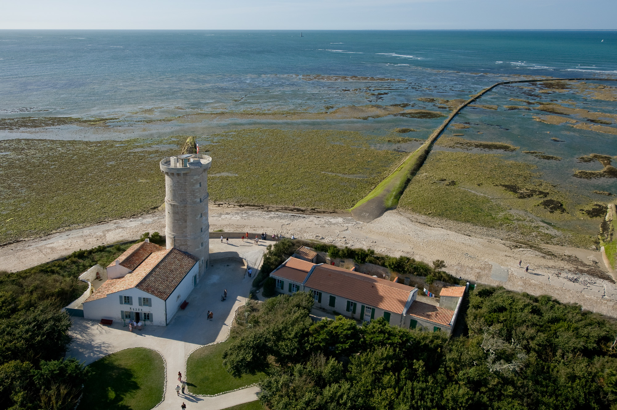 Vue d'en haut du phare de Saint-Clément des Baleines.