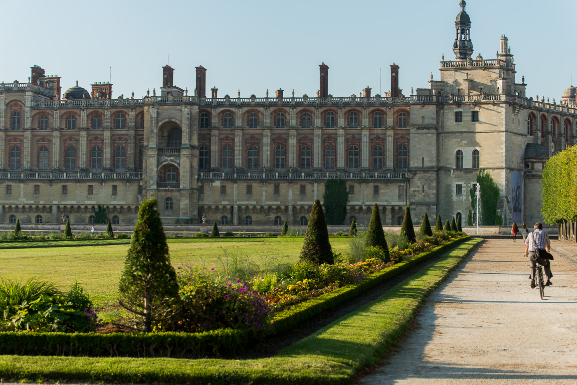 Les jardins à la française.